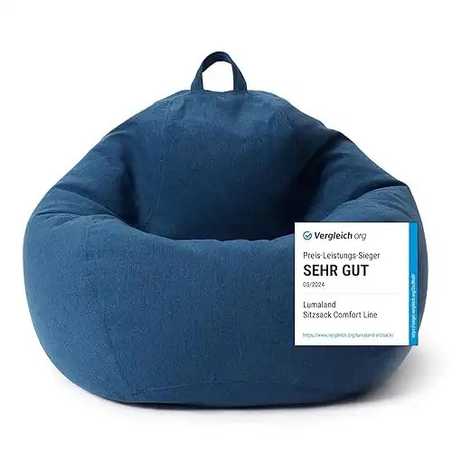 Lumaland Sitzsack Comfort Line | Indoor Beanbag 70x80x50cm