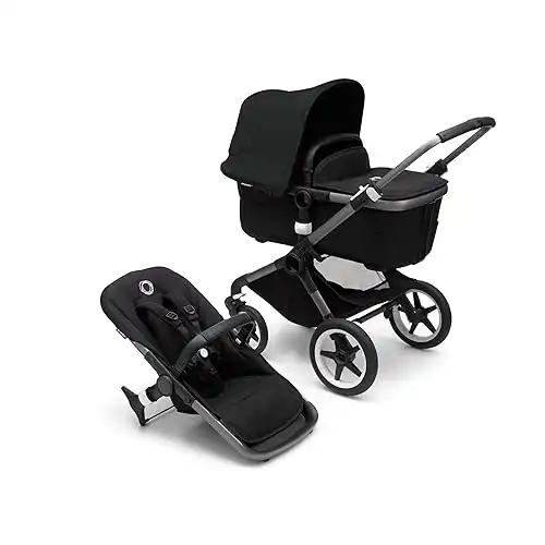 Bugaboo Fox 3, 2-in-1-Kinderwagen inklusive Liegewanne mit Lüftungsfenstern